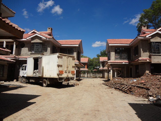 Convent Drive Road in progress